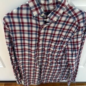 Classic Plaid Button-Up Shirt